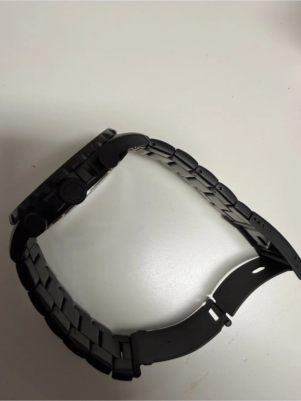 Fossil All-Black Stainless Steel Chronograph Watch